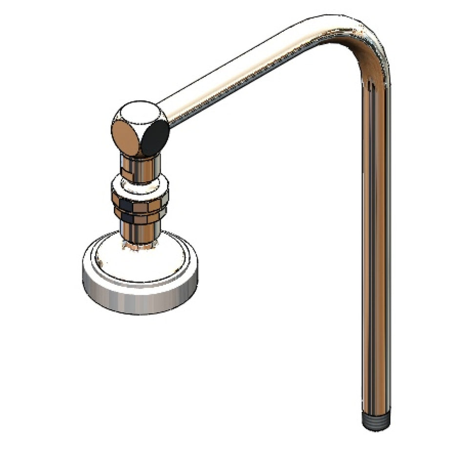 T&S Brass 019105-40 Rigid L-Nozzle w/ Ball-Joint & B-0107 Head
