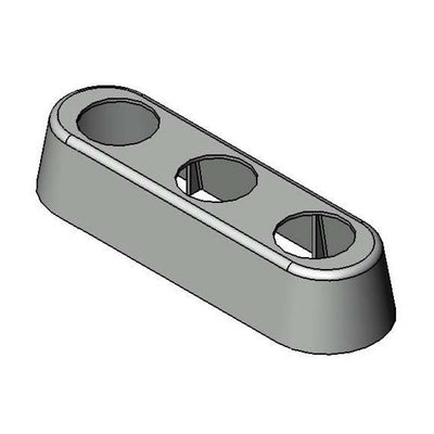T&S Brass 019356-40 Escutcheon for B-1100 Series - 3-1/2" Centers