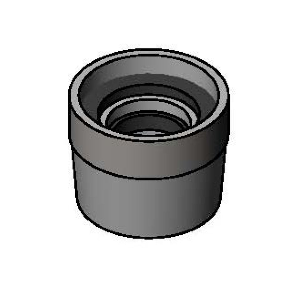 T&S Brass 020108-45 Adapter - 3/8" NPT Female x 55/64-27UN