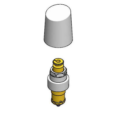 T&S Brass 020820-40 Metering Cartridge Cap w/ Push Button