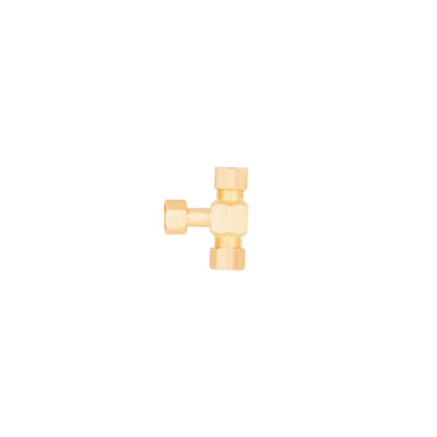 T&S Brass 020862-45 3/8 Compression Bypass Tee - Brass