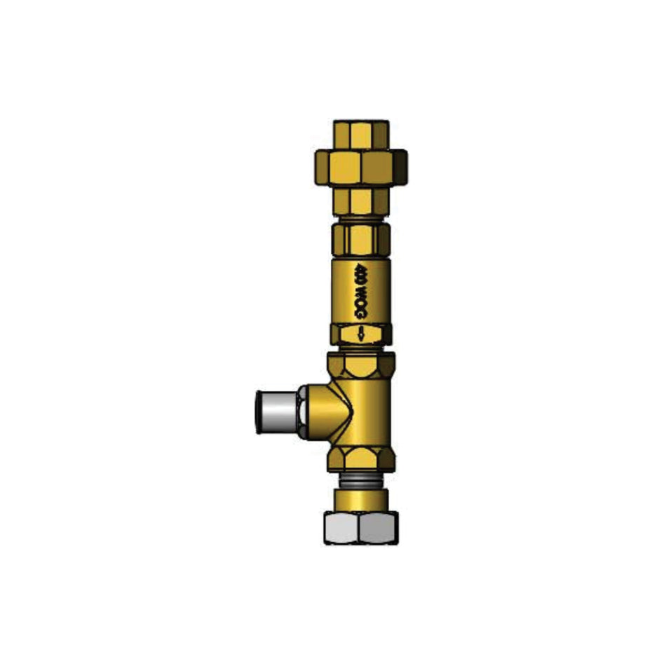 T&S Brass 020974-40 EasyInstall Cabinet Union Assembly