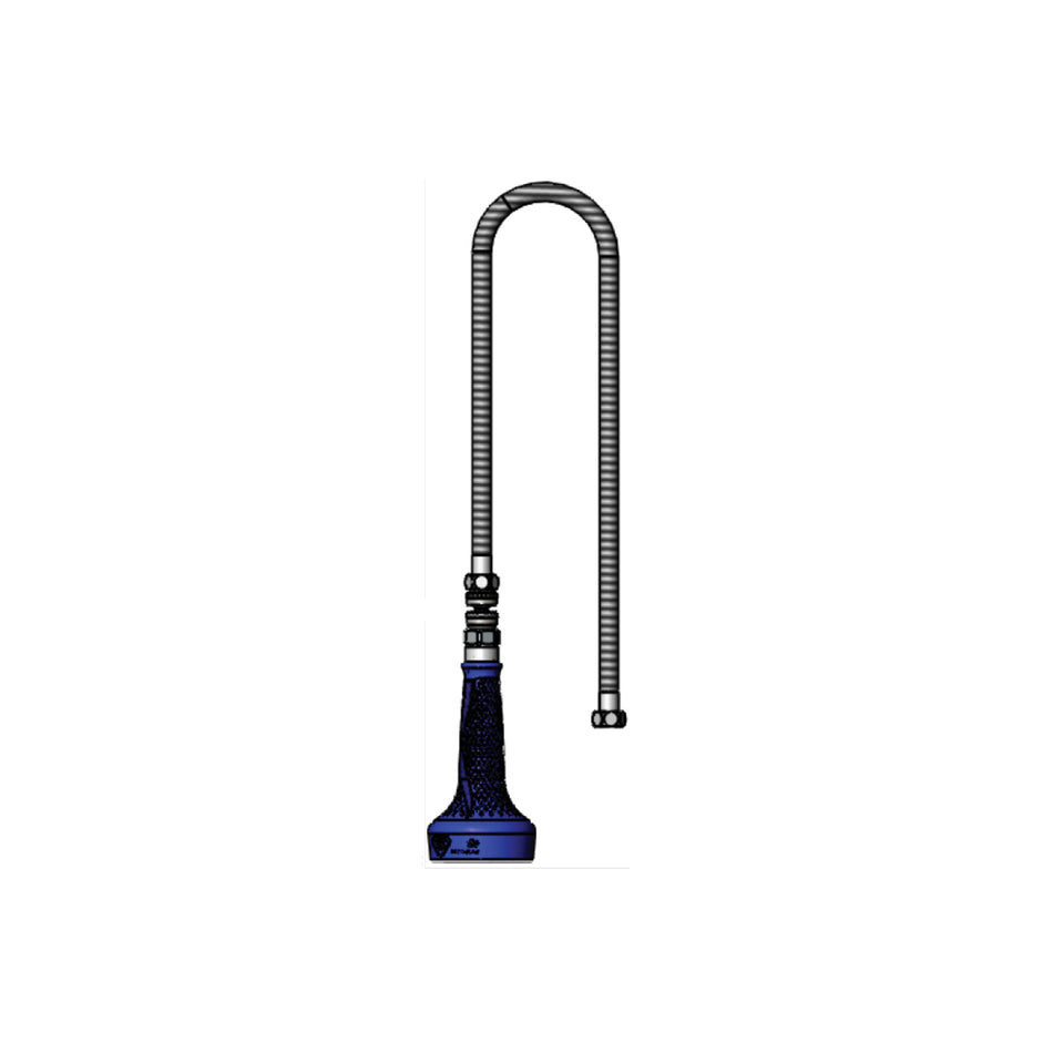T&S Brass 021047-40 DuraPull SS Flex Hose - 1.07 GPM Blue Sprayer