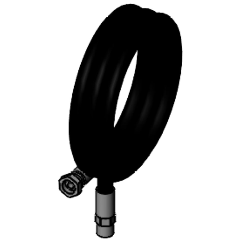 1/2" x 1.5m Equip Supply Hose, Black, Medium Pressure REF: Equip 5HR-351 & 361 Hose Reels