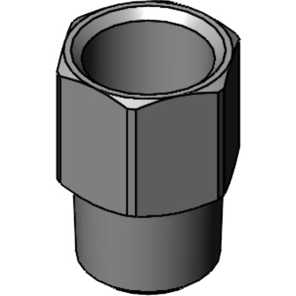 T&S Brass 021141-45 Thread Adapter - G1/2" F x 1/2" NPT M