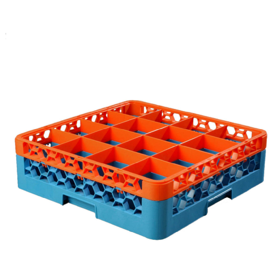 Carlisle RG16-1C412 19 Inch Dishwasher Rack with Color-coded Extender