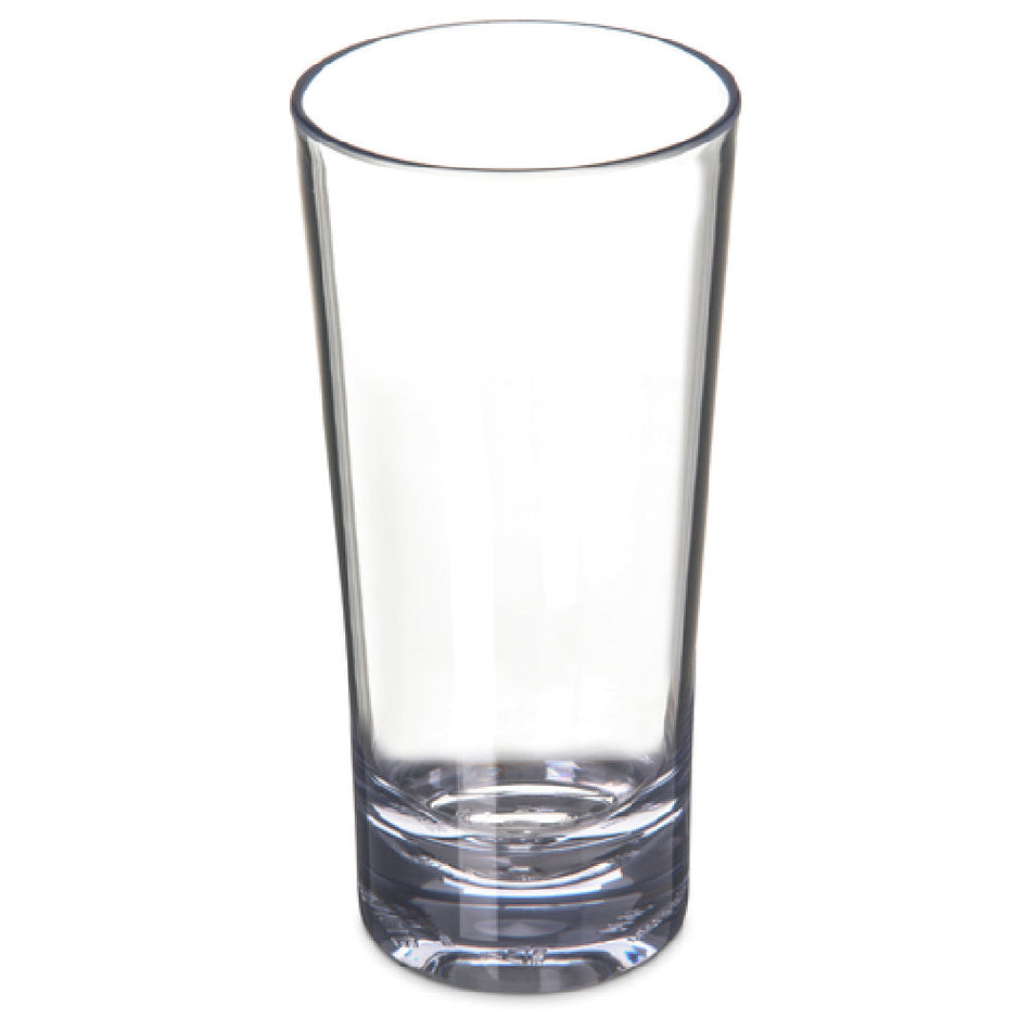 Carlisle 561407 14 Oz Chip Shatter Break Resistant Beverage Glass SAN Clear