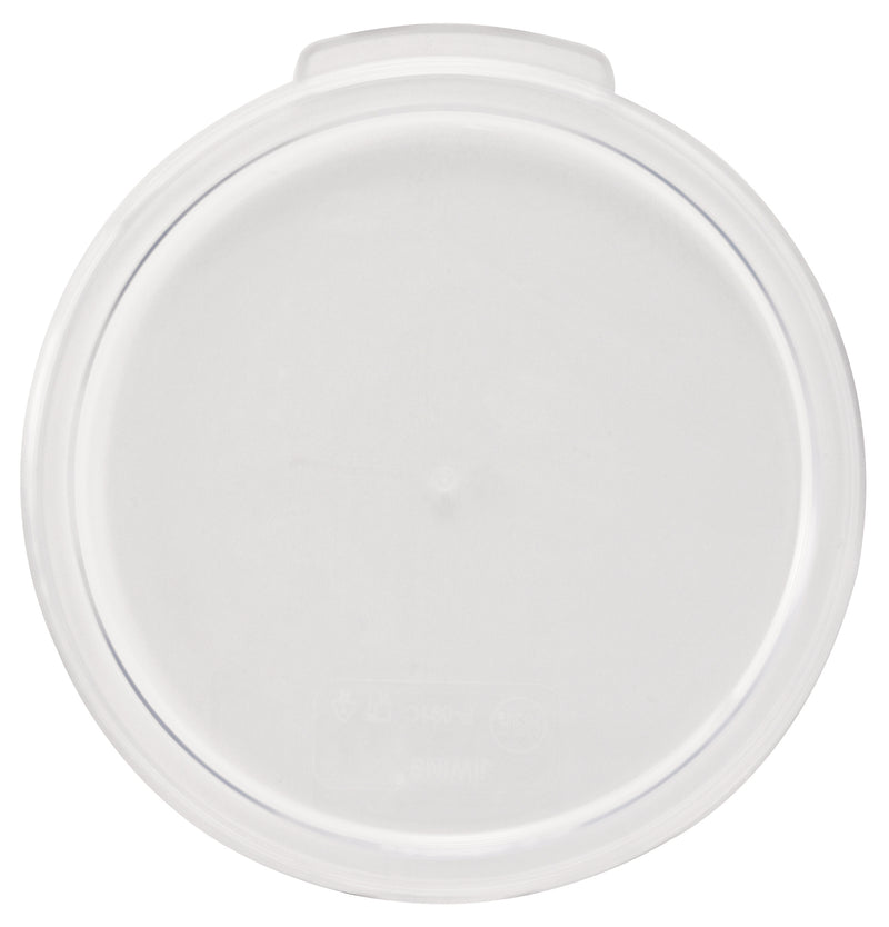 Winco PCRC-68C 9-1/8 Inch Diameter Food Storage Container Cover Clear Polycarbonate