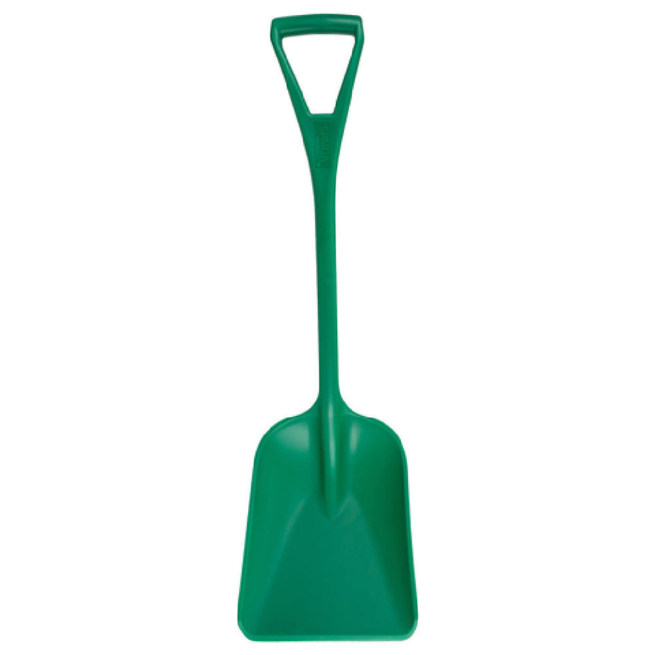 Carlisle 41076EC09 11 Inch Ice Shovel One-piece Plastic Green