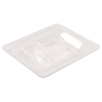 Carlisle CM112807 6.85 Inch Clear Handled Food Pan Lid Acrylic Dishwasher Safe
