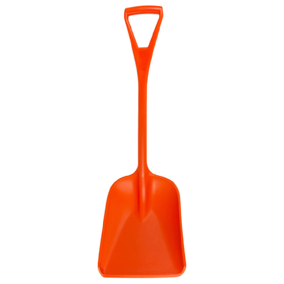 Carlisle 41076EC24 11 Inch Food Service Shovel Orange One-piece Plastic
