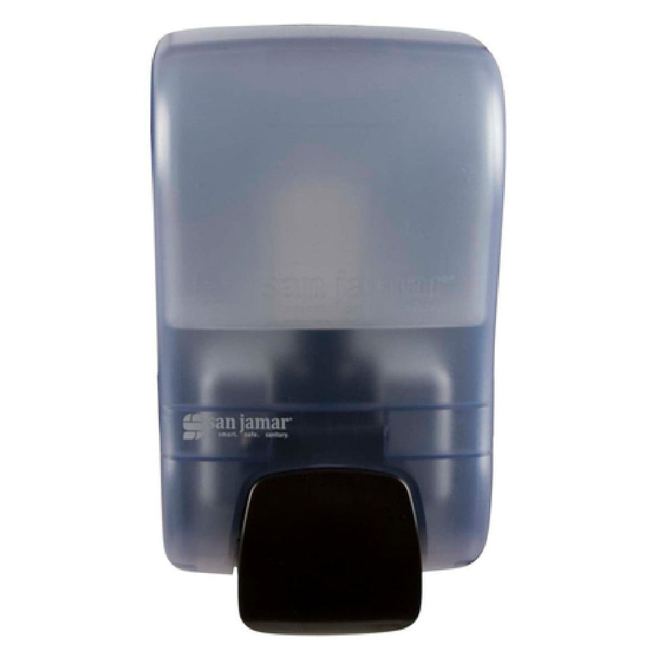 Carlisle S900TBL 5 Inch Manual Soap Dispenser Plastic Arctic Blue 900 mL