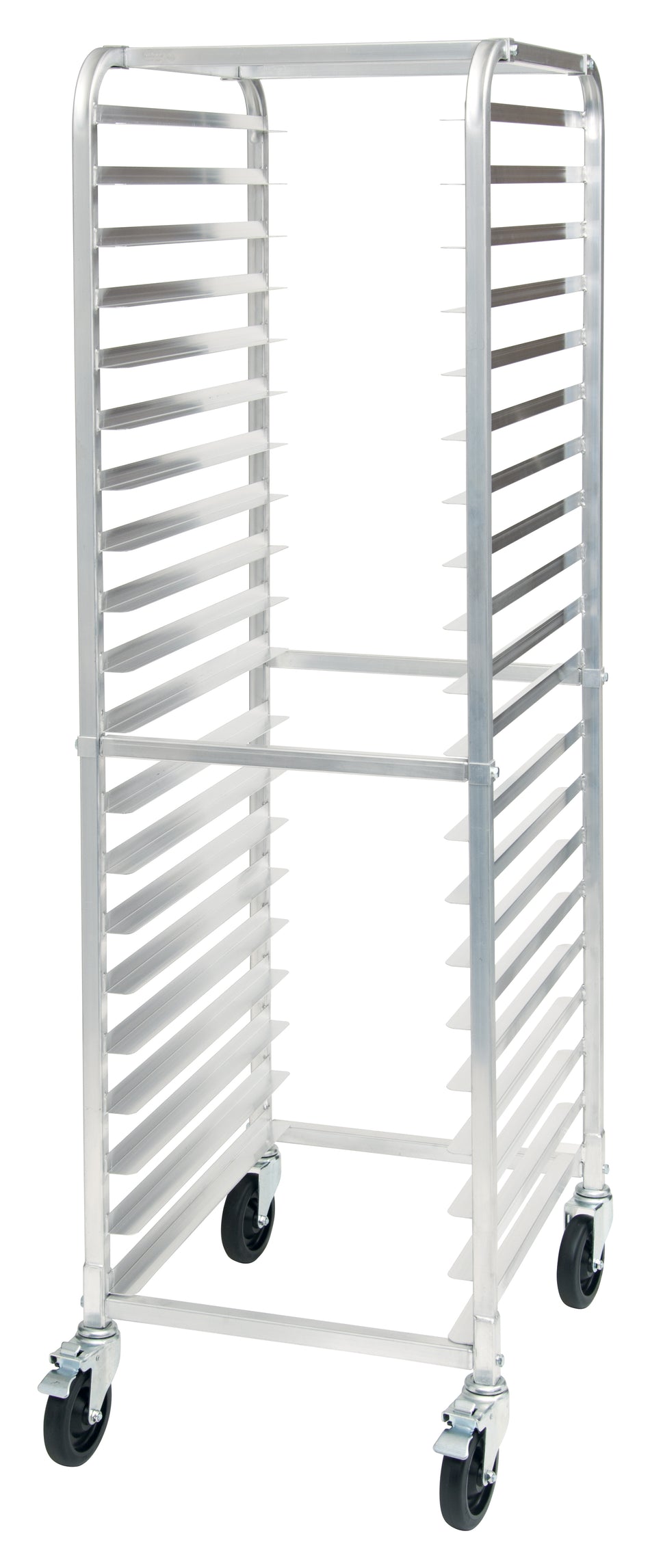 Winco ALRK-20BK 21 Inch Mobile Full Height Sheet Pan Rack Aluminum with Brakes