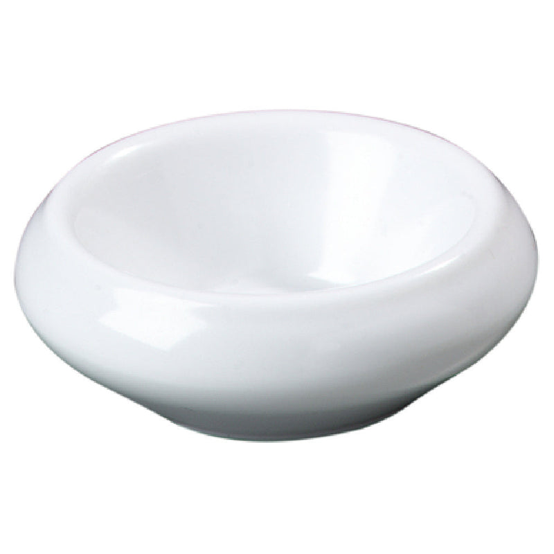 Carlisle 085502 1 Oz. Butter Dish 2-3/8 Inch Diameter Melamine White