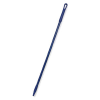 Carlisle 41225EC14 48 Inch Hanging Cap Threaded Fiberglass Blue Mop Handle