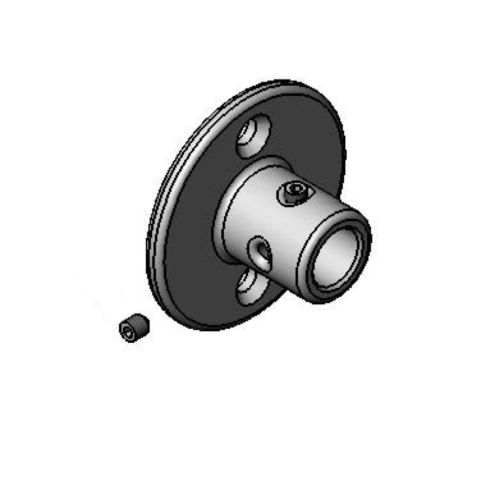 T&S Brass 055F Wall Bracket Body w/ Set Screw - B-0109