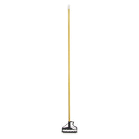 Carlisle 4166404 60 Inch Quik-Release Mop Handle Fiberglass Yellow