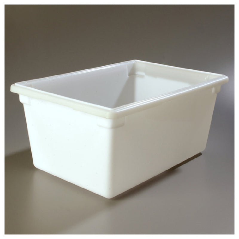 Carlisle 1064302 26 Inch White Food Storage Box Reinforced Polyethylene 16.6 Gallon