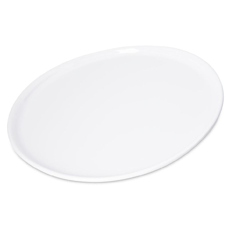 Carlisle 5300002 10-1/2 Inch Round Narrow Rim Dinner Plate Melamine White