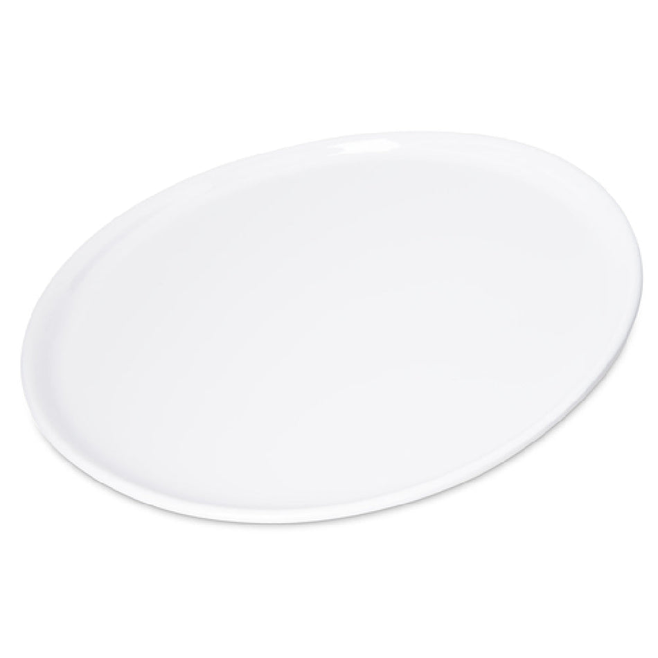 Carlisle 5300002 10-1/2 Inch Round Narrow Rim Dinner Plate Melamine White