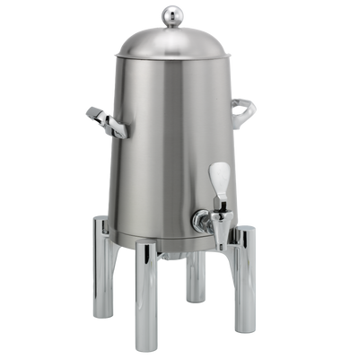 Flame Free™ Thermo-Urn™ 1.5-Gallon Vacuum Insulated Urn with Round Legs and Domed Lid in Brushed Stainless