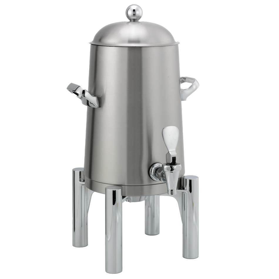 Flame Free™ Thermo-Urn™ 1.5-Gallon Vacuum Insulated Urn with Round Legs and Domed Lid in Brushed Stainless