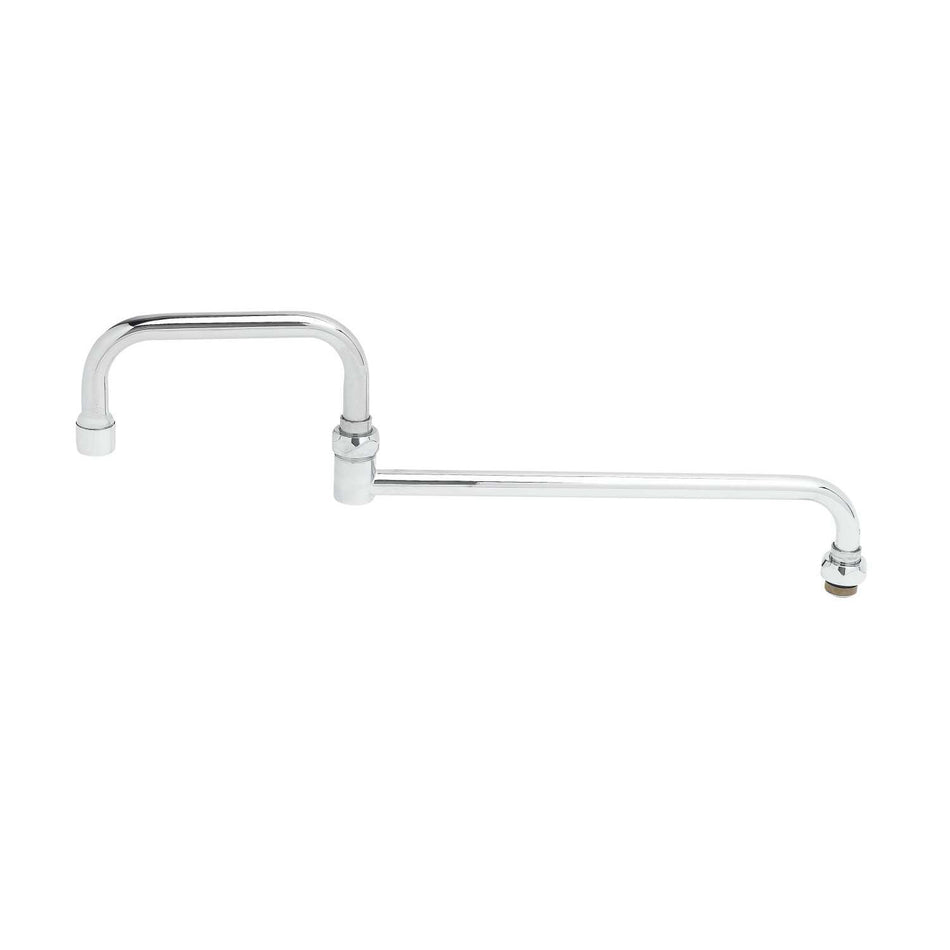 T&S Brass 068X-A22 Double-Joint Swing Nozzle - 18 Inch 2.2 GPM Aerator NSF Certified