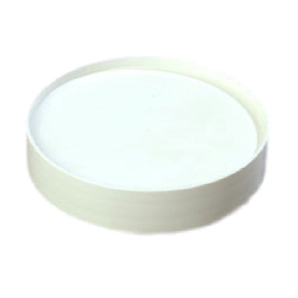 Carlisle PS30402 3-1/2 Inch Diameter Snap-on Pourer Lid White Polyethylene