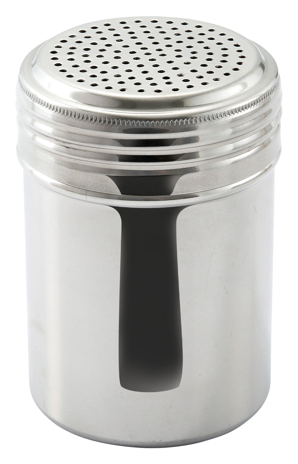 Winco DRG-10H 10 Oz Dredge Without Handle Stainless Steel Condiment Dispenser