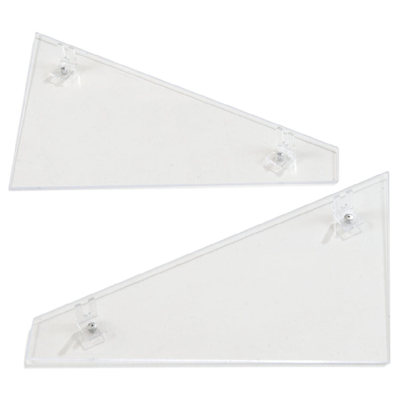 Carlisle 905107 14 Inch Sneeze Guard End Panel Clear Acrylic 2 Packs