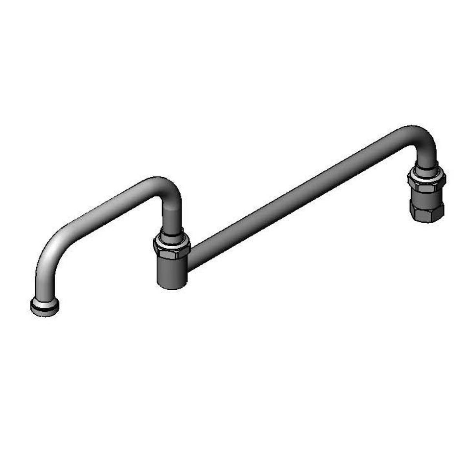 18" Dbl-Joint Swivel Nozzle w/ 054X Swivel Body, 3/8" NPT Female Inlet 068X 054X