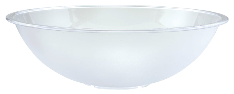Winco PBB-15 15-3/4 Inch Diameter Round Pebbled Bowl Clear Polycarbonate