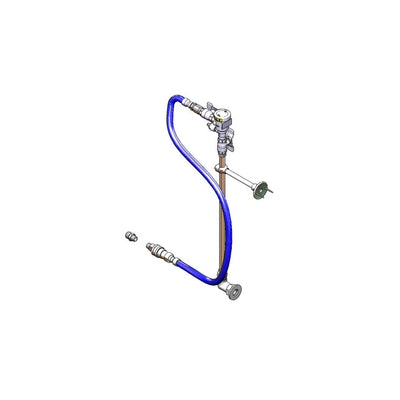 T&S Brass 0RK-SK Hose Reel Connector Kit - Vacuum Breaker & QD