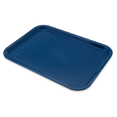 Carlisle CT1216-8114 16-5/16 Inch Width Rectangular Cafeteria Tray Blue Polypropylene
