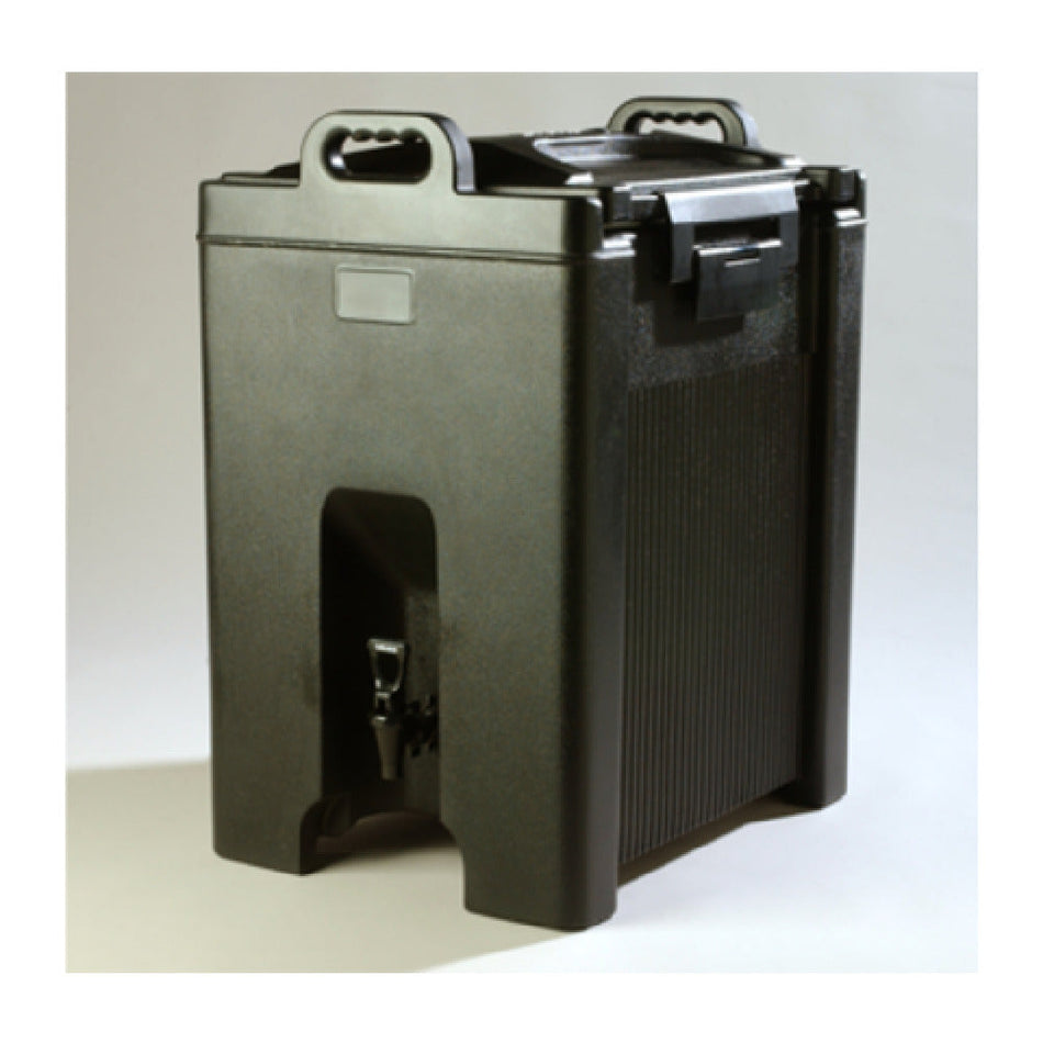 Carlisle XT1000003 10 Gallon Insulated Beverage Server with Sure-Latch Black Plastic