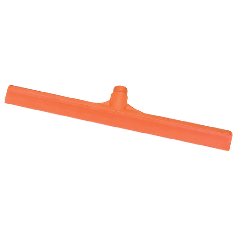 Carlisle 3656824 24 Inch Straight Squeegee Head Rubber Blade Plastic Frame Orange