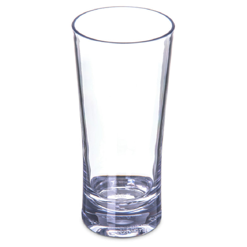 Carlisle 561007 10 Oz Highball Glass SAN Chip Shatter Break Resistant Clear