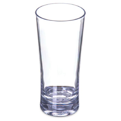 Carlisle 561007 10 Oz Highball Glass SAN Chip Shatter Break Resistant Clear