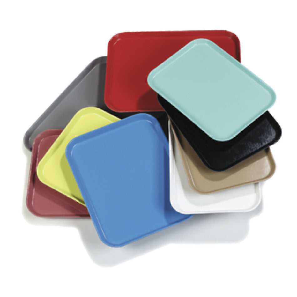 Carlisle 2216FGQ019 22 Inch Fiberglass Cafeteria Tray with Break-resistant Design