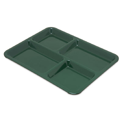 Carlisle KL44408 11 Inch Omni-directional Compartment Tray Melamine Green