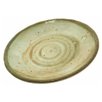 Carlisle GA5500270 9 Inch Round Salad Plate Dishwasher Safe Melamine Adobe