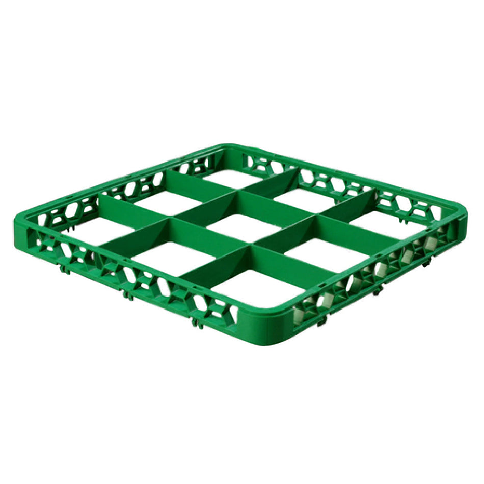 Carlisle RE9C09 19 Inch Dishwasher Rack Extender Green Double-wall Polypropylene