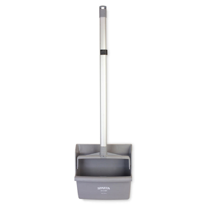 Carlisle 361410EC23 12 Inch Dust Pan Polypropylene Aluminum Handle Gray
