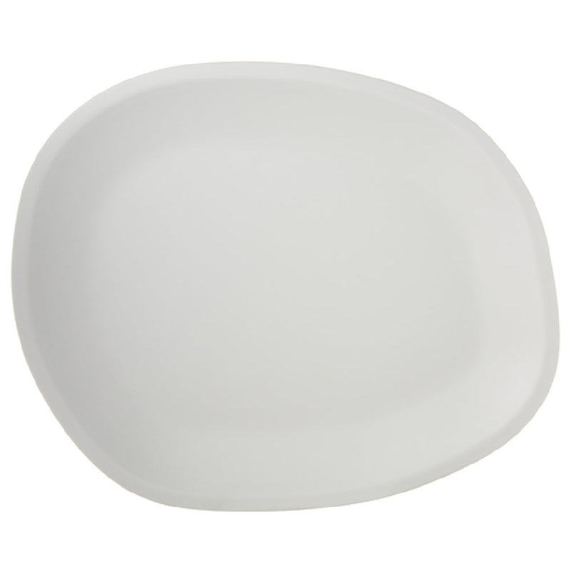 Carlisle 5310323 18 Inch Oblong Melamine Ridge Platter NSF Stain Resistant