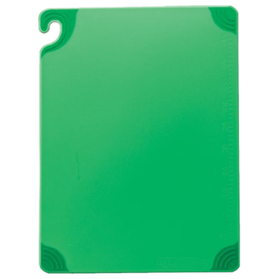 Carlisle CBG912GN 12 Inch Green Cutting Board Plastic with Anti-slip Corners