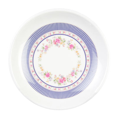 Thunder Group 1004AR 4 Oz Melamine Plate 4-1/2 Inch Diameter Round Break-Resistant Rose