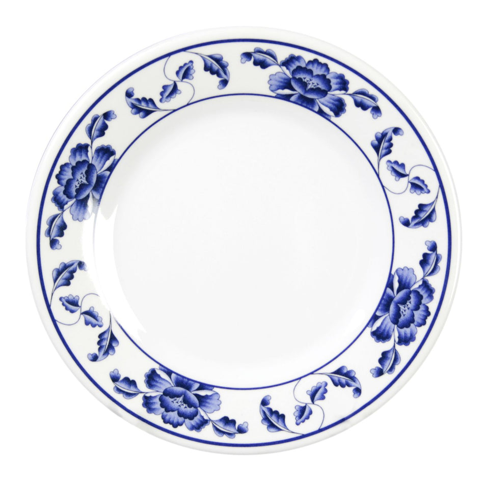 12 Pack 4 oz ,4-1/2" Diameter x 3/4" Height, Round Plate, Lotus Dinnerware, Melamine, BPA Free, Dishwasher Safe, Break-Resistant, Shatter-Resistant, No Microwave, No Oven, NSF