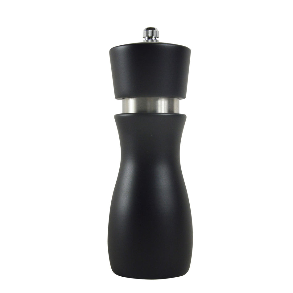 6"H Beechwood Pepper Mill, Black