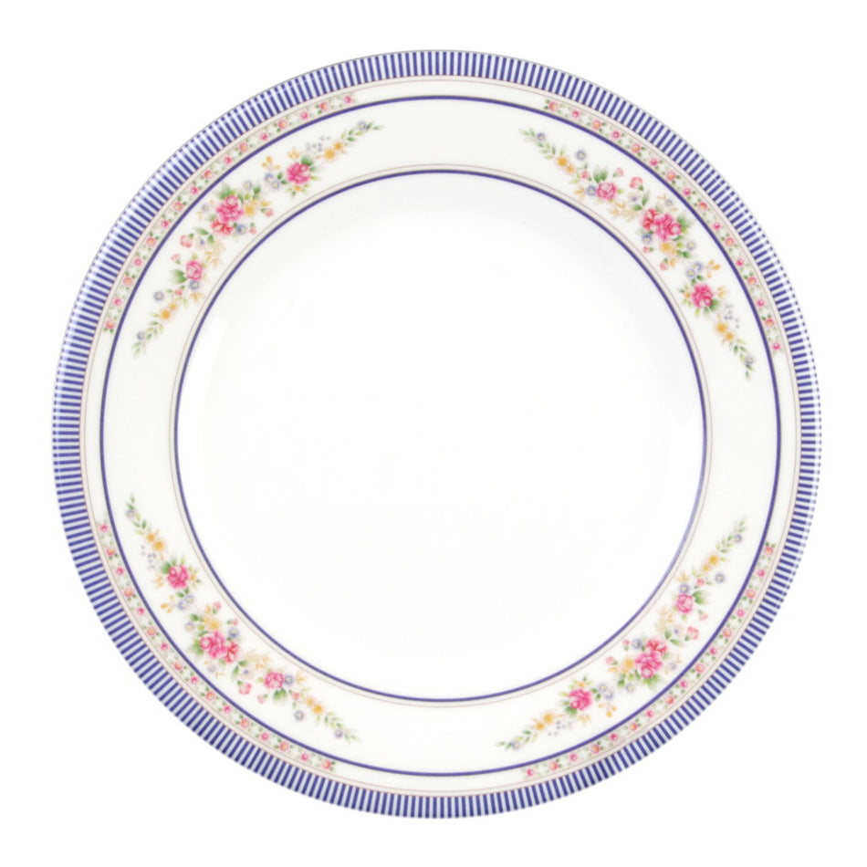 12 Pack 6" Diameter x 1/2" Height, Round Plate, Rose Dinnerware, Melamine, BPA Free, Dishwasher Safe, Break-Resistant, Shatter-Resistant, No Microwave, No Oven, NSF