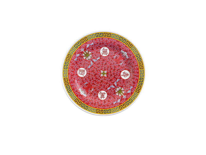 Thunder Group 1008TR 7-7/8 Inch Diameter Round Plate Break-resistant BPA Free Melamine
